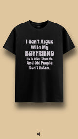 I can't argue with my boyfriend