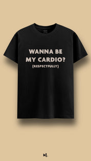 Black graphic t-shirt showcasing a bold, flirty statement that adds confidence and playful energy to everyday outfits, highlighting a fun personality against a clean, minimal beige background – Muselot