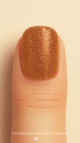 ‘Warm Gold’ Glitter Nail Stickies