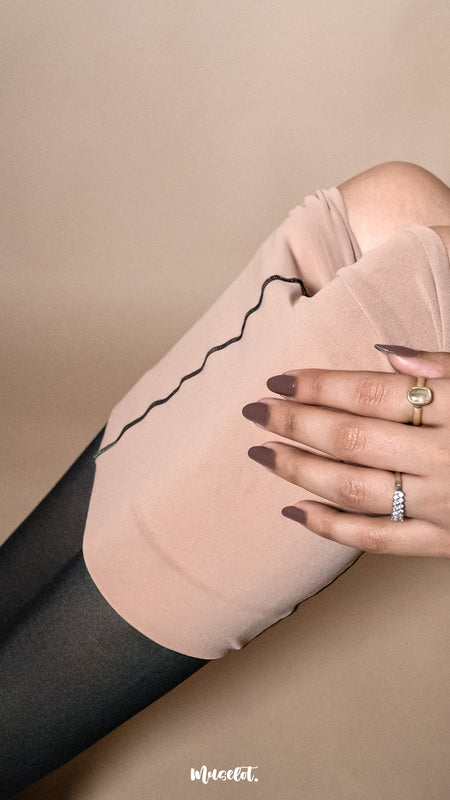 "No Fur" Skin Effect Stockings