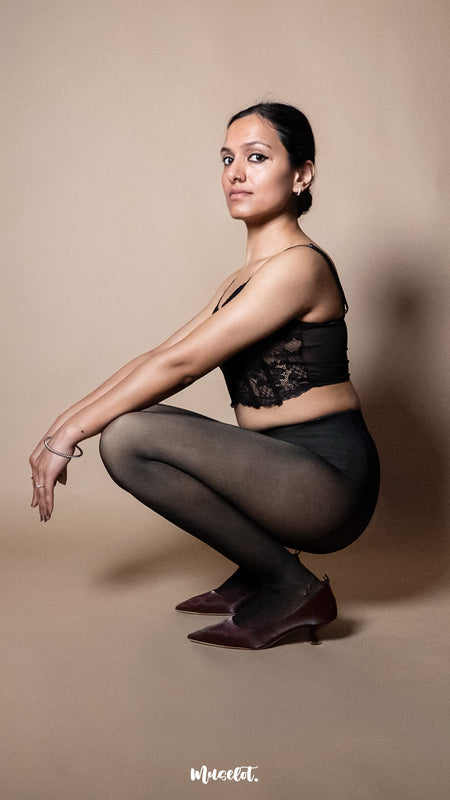 "No Fur" Skin Effect Stockings