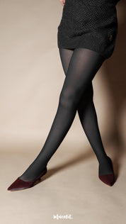 Sheer Fur-Lined Stockings