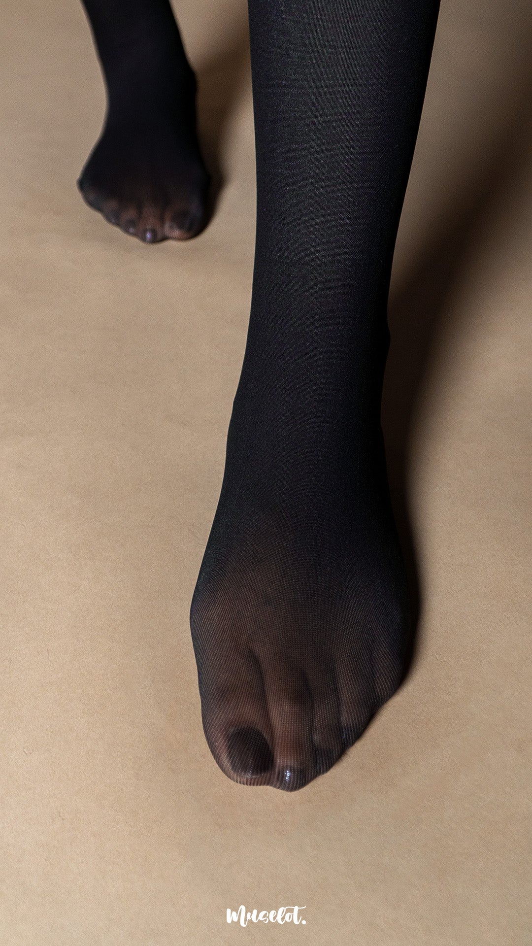 Sheer Fur-Lined Stockings