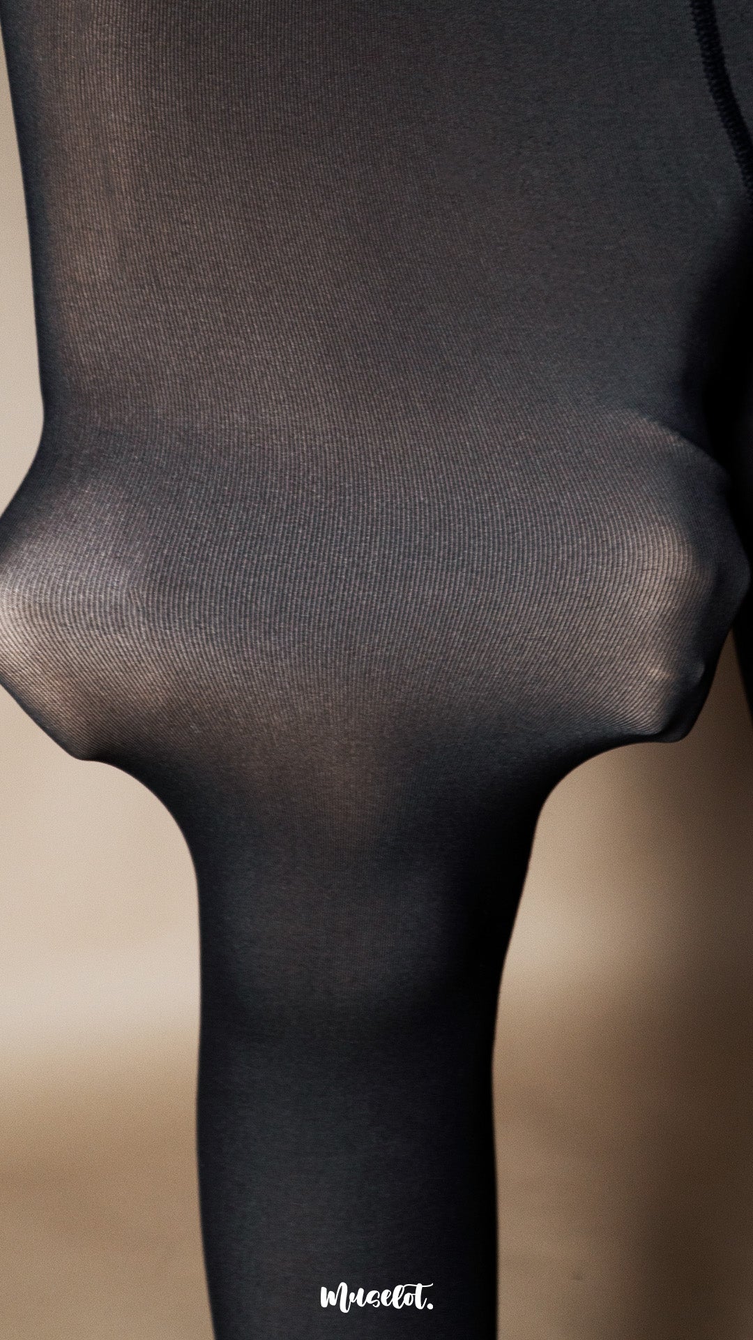 Sheer Fur-Lined Stockings