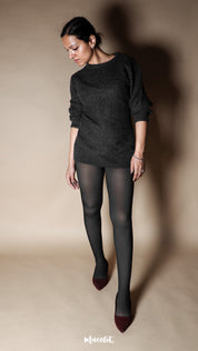 Sheer Fur-Lined Stockings