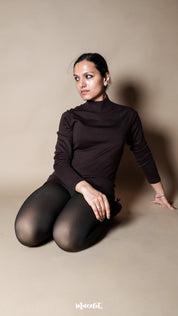 Sheer Fleece-Lined Stockings
