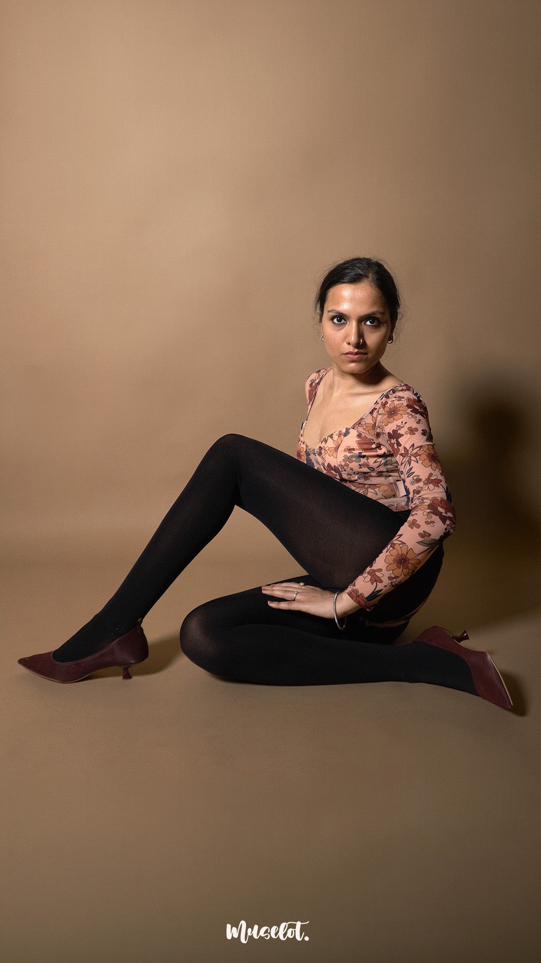 Semi Opaque Tear Proof Black Stockings