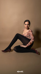 Semi Opaque Tear Proof Black Stockings