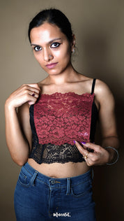 Berry Burgundy - Lace Mockers