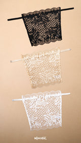Lacy Mockers Pack of 3 – Black, Beige, White