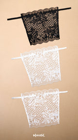 Lacy Mockers Pack of 3 – Black, White, White