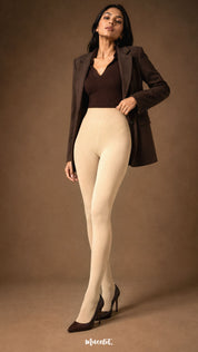 Furry Bliss Winter Warm Fur-Lined Stockings
