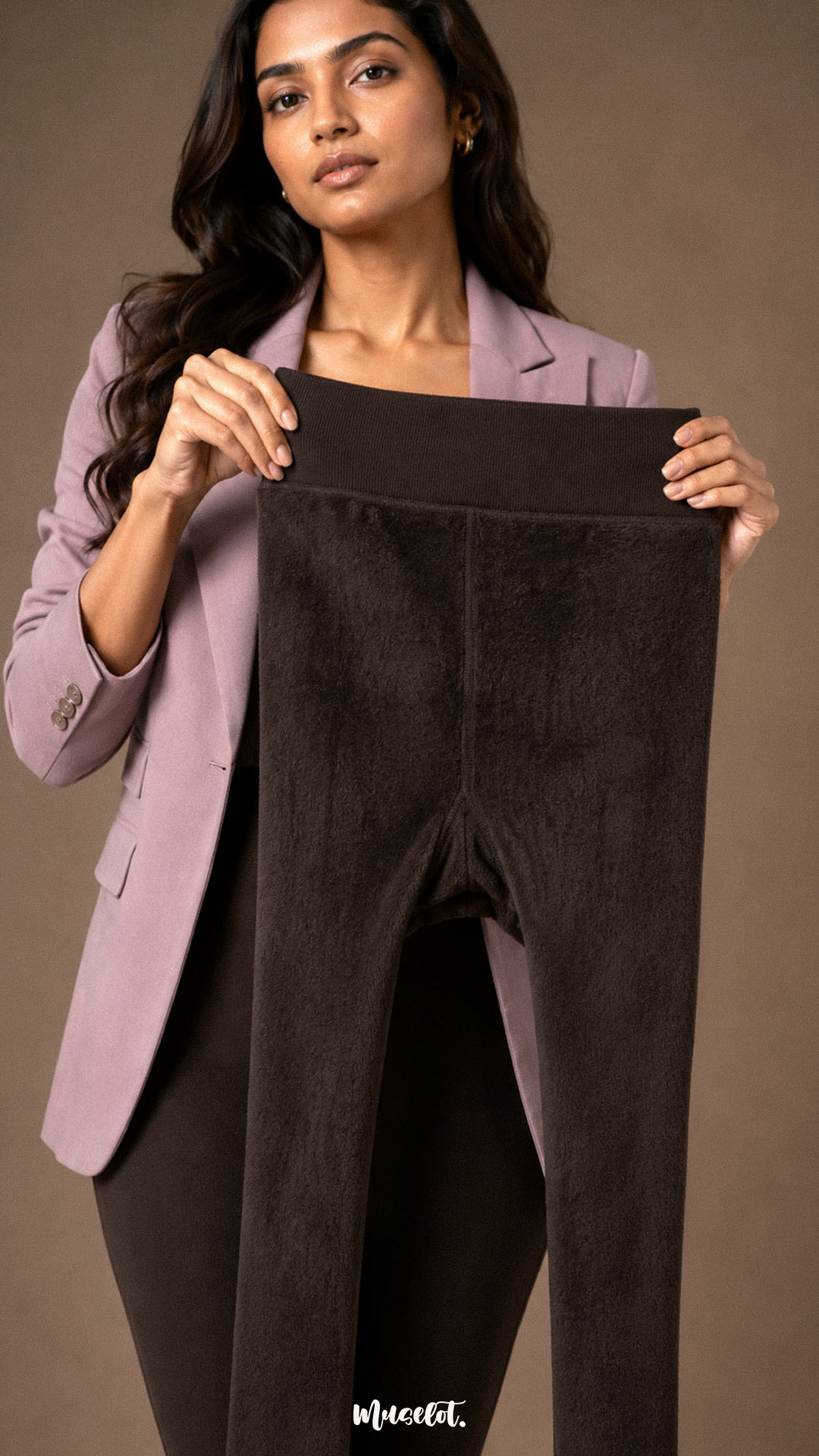Furry Bliss Winter Warm Fur-Lined Stockings