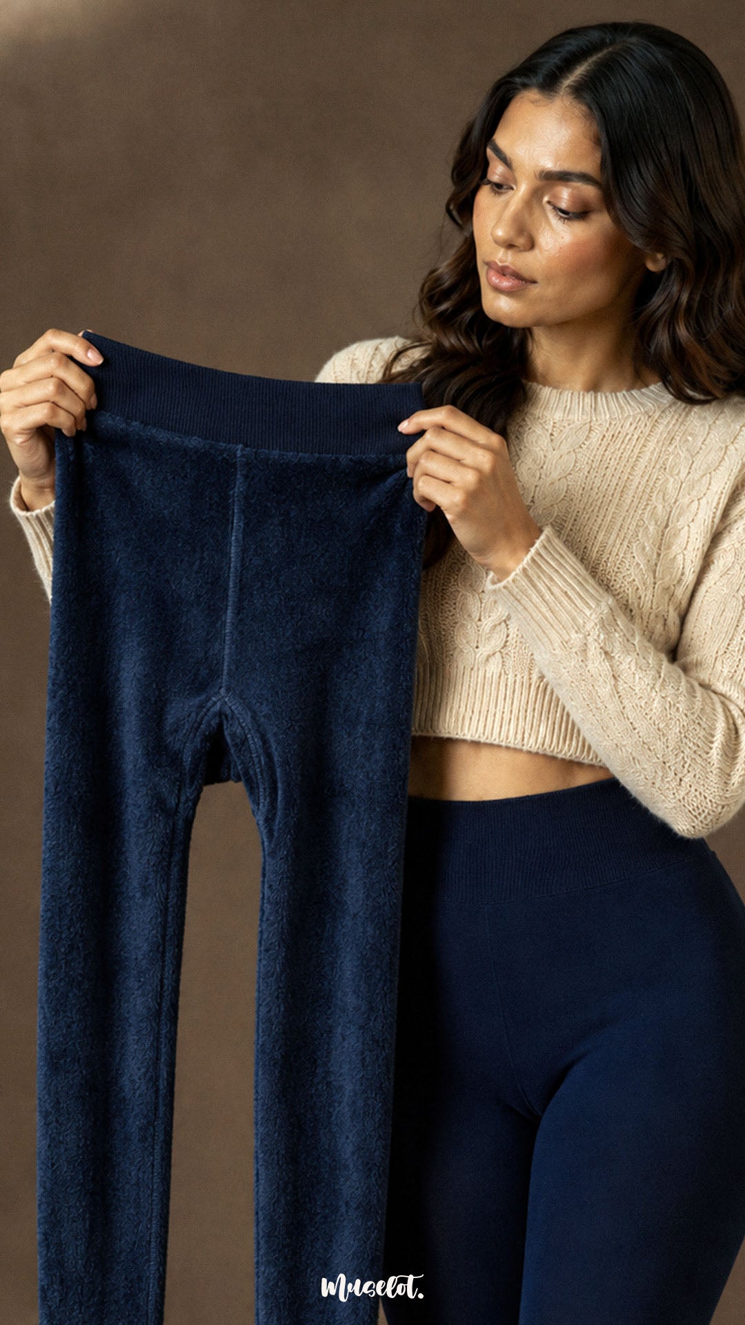 Furry Bliss Winter Warm Fur-Lined Stockings