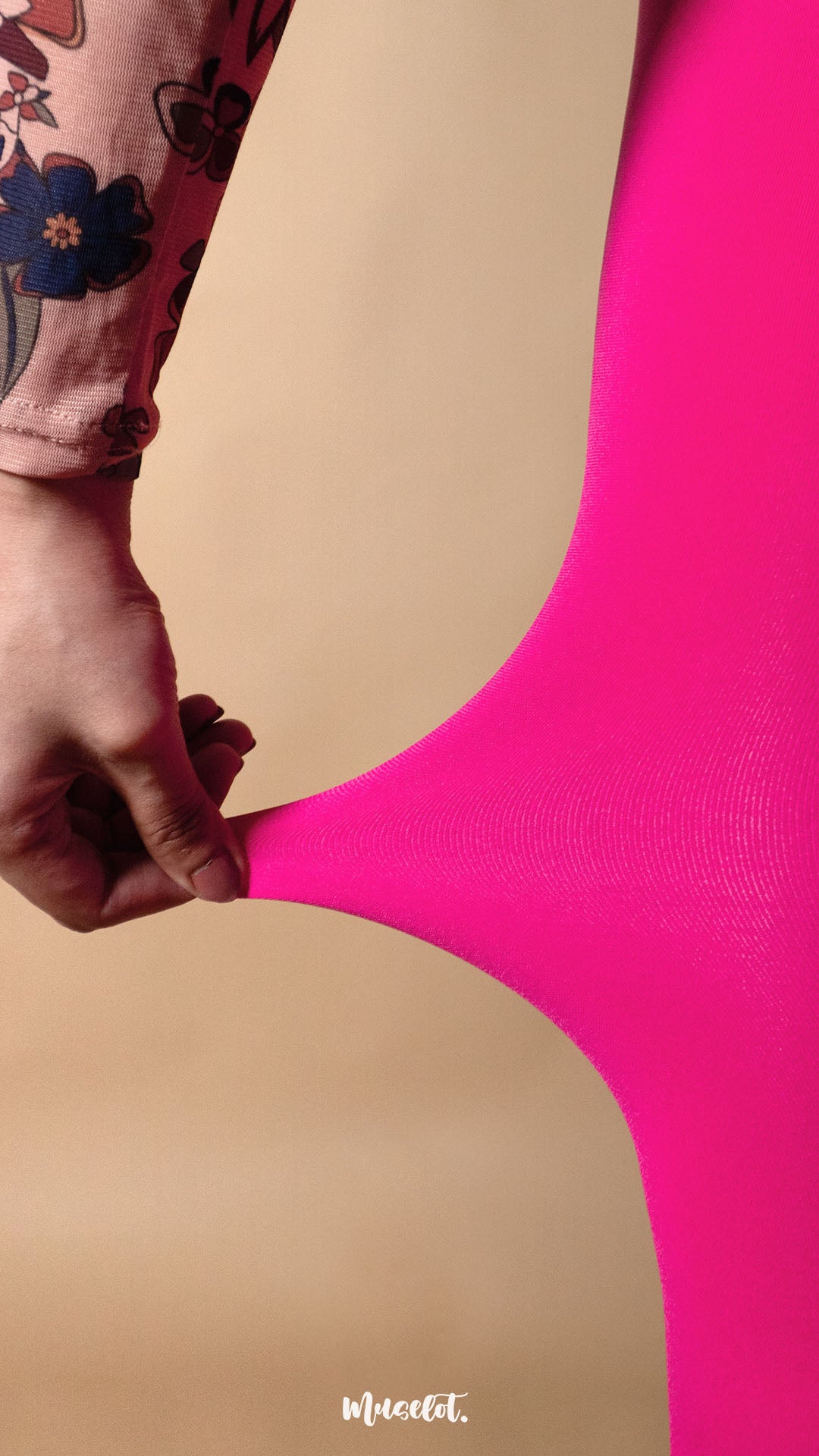 Semi Opaque Tear Proof Hot Pink Stockings