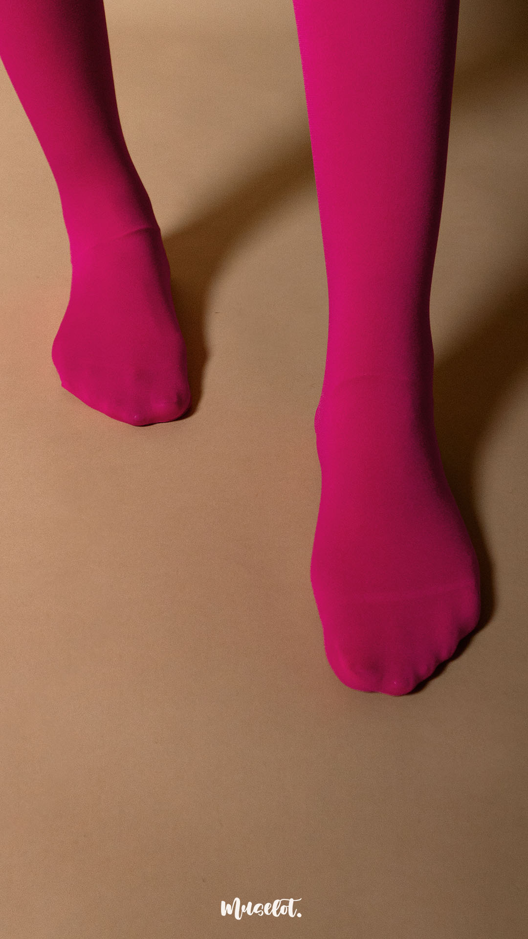 Semi Opaque Tear Proof Hot Pink Stockings