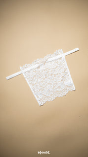 Milky Bar White - Lace Mockers