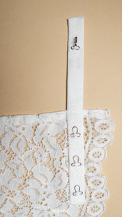 Milky Bar White - Lace Mockers