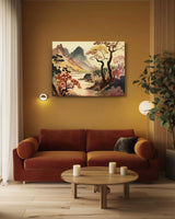 Mystic riverbend serenity canvas art