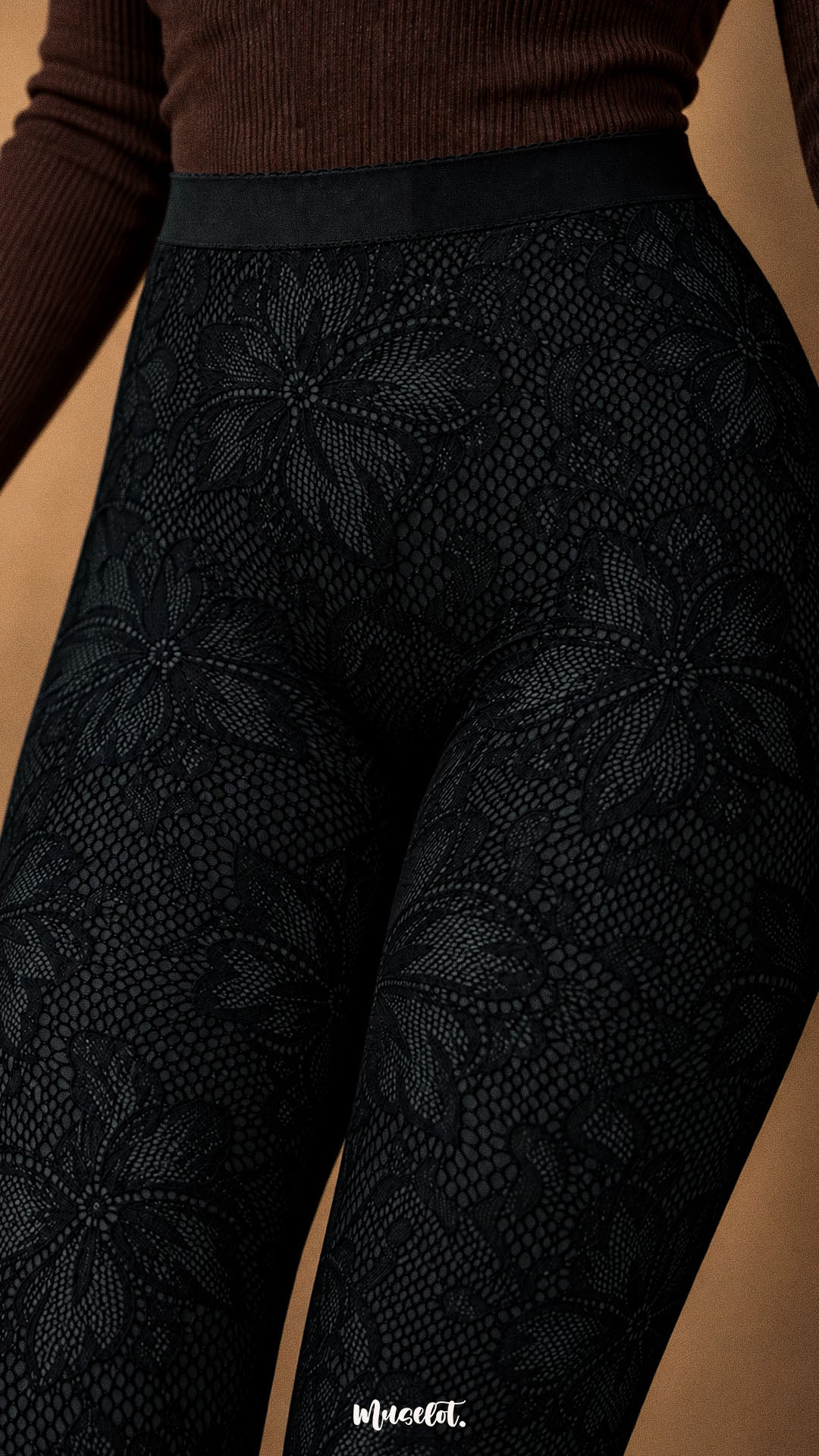 Wild Bloom - Layered Designer Stockings