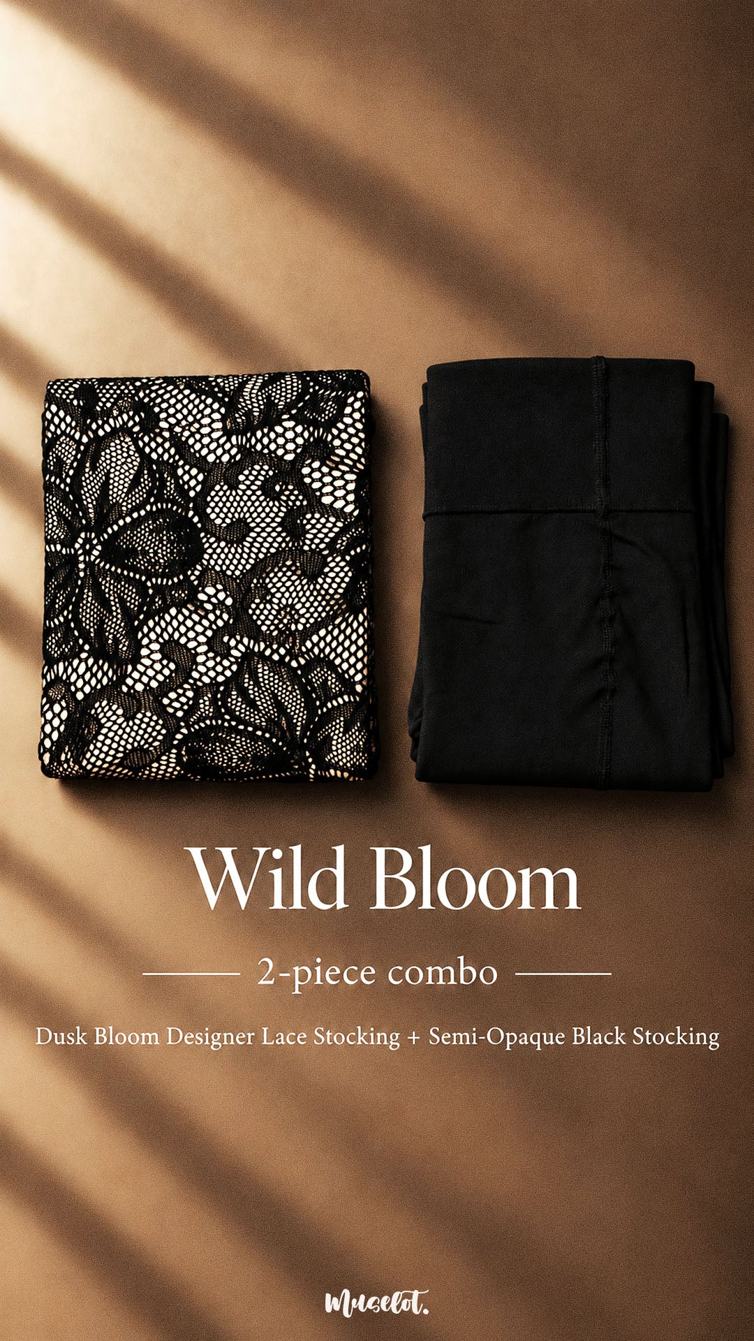 Wild Bloom - Layered Designer Stockings