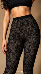 Honey Bloom - Layered Designer Stockings