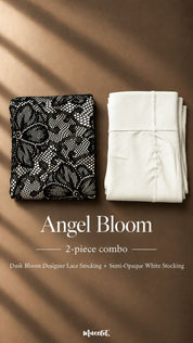 Angel Bloom - Layered Designer Stockings