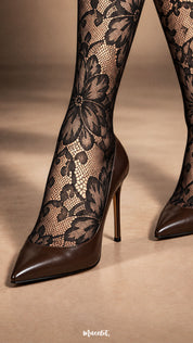 Golden Bloom - Layered Designer Stockings