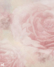 A zoomed-in view of modern roses abstract canvas art reveals the intricate details and textures of the surreal floral scene. This highlights the vibrant colors, fine brushstrokes, and surreal elements, emphasizing the artwork's depth and complexity. This detailed perspective enhances the enchanting and otherworldly qualities of the piece.-Muselot