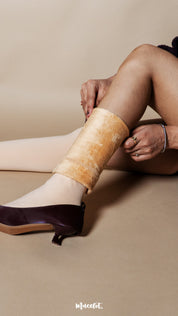 Knee-High Warm Furry Skin Socks