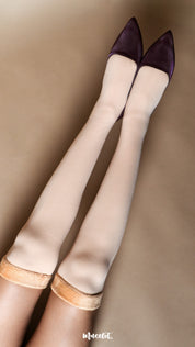 Knee-High Warm Furry Skin Socks