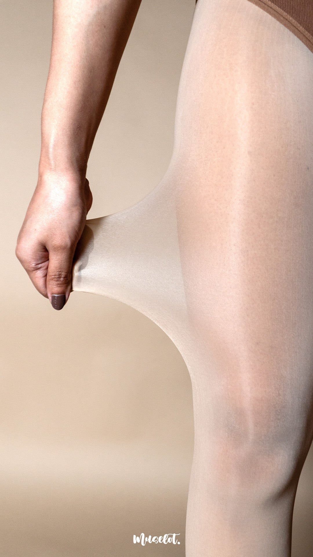 Silky Glossy Premium Skin Semi-Sheer Stockings