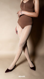 Glossy Semi-Sheer Silky Stockings