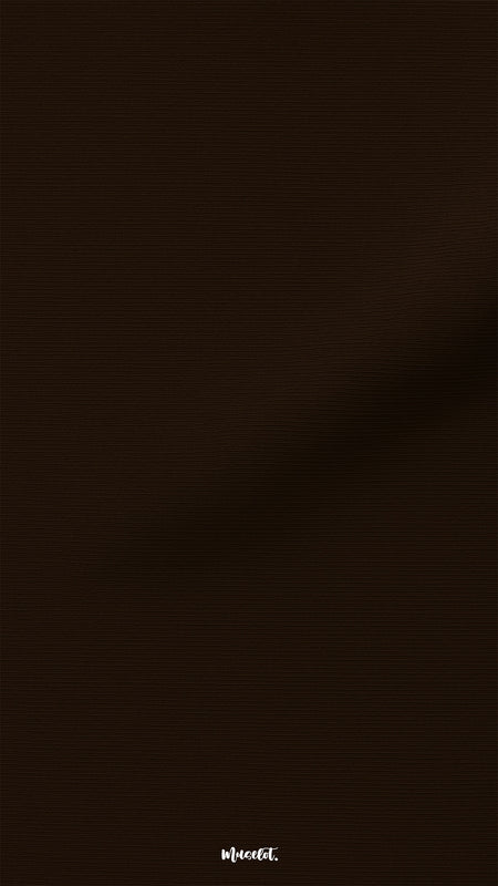 A detailed close-up of durable brown opaque stockings fabric with smooth texture, showcasing strength, tear resistance, and smooth finish - Muselot