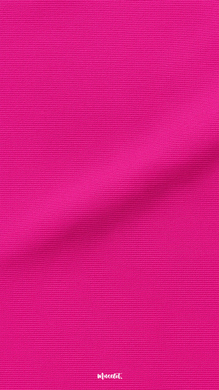 A close-up of smooth fabric from hot pink semi-opaque tights, showcasing fine texture, stretch quality, and vibrant color detail - Muselot