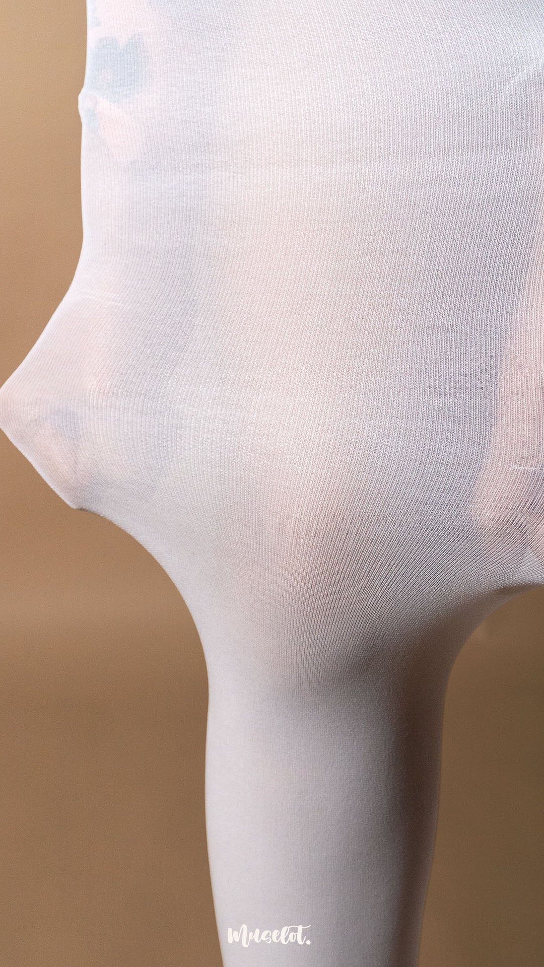 Semi Opaque Tear Proof White Stockings
