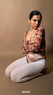 Semi Opaque Tear Proof White Stockings