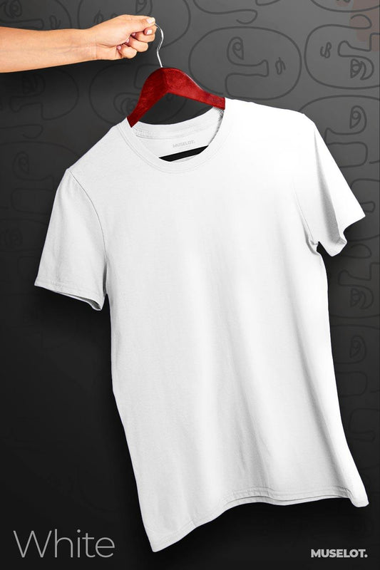 plain t shirts - Plus size t shirts (light solid colors)  - MUSELOT