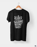 Readers lives 1000 lives printed t shirts