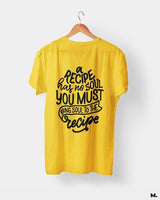 Bring soul to the recipe printed t shirts