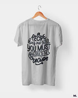 Bring soul to the recipe printed t shirts