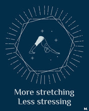 printed t shirts - Stretch more, stress less - MUSELOT