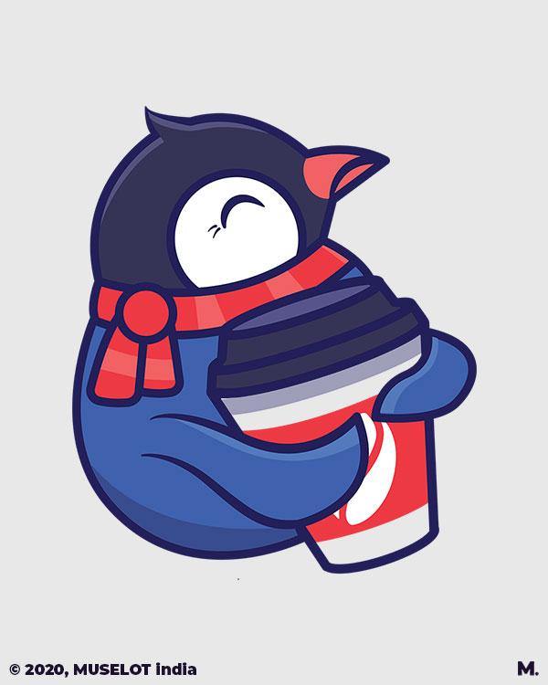 Printed hoodies - Coffee in winters be like...  - MUSELOT