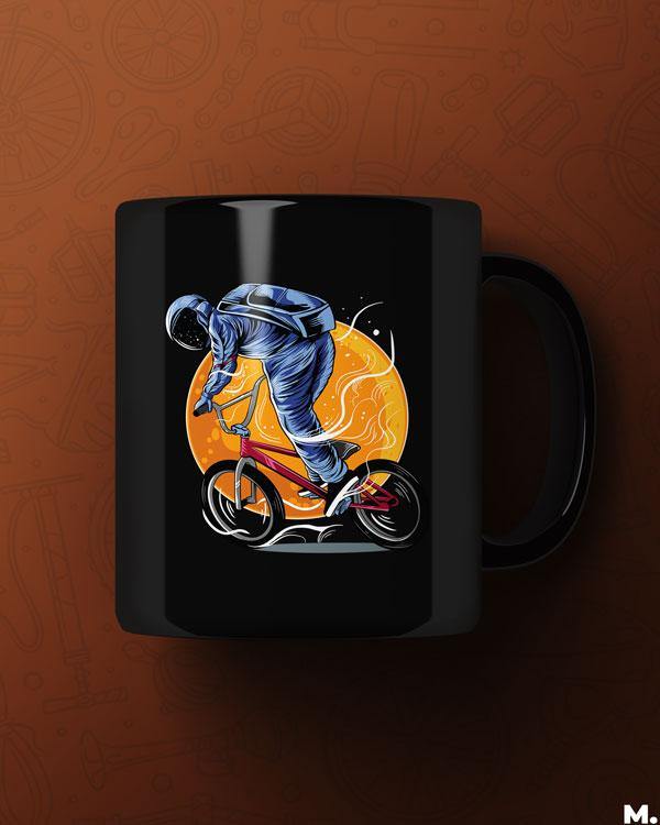  - Cyclist in space  - MUSELOT