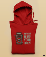Adjust your focus printed hoodies