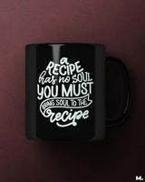 Bring soul to the recipe printed mugs