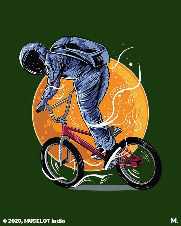  - Cyclist in space  - MUSELOT