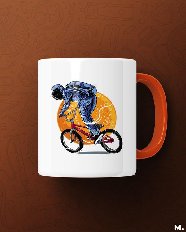  - Cyclist in space  - MUSELOT