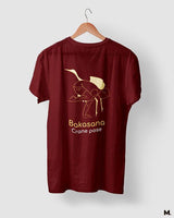Bakasana crane pose printed t shirts
