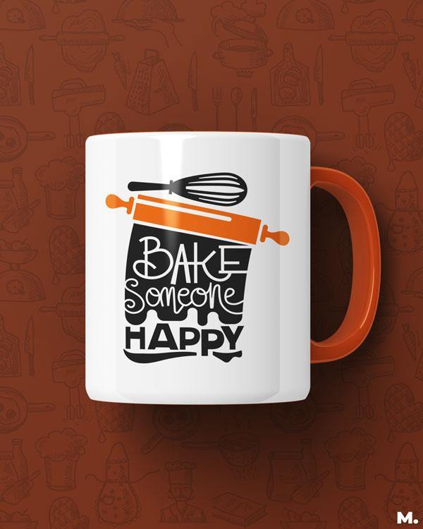 Printed mugs - Bake someone happy  - MUSELOT